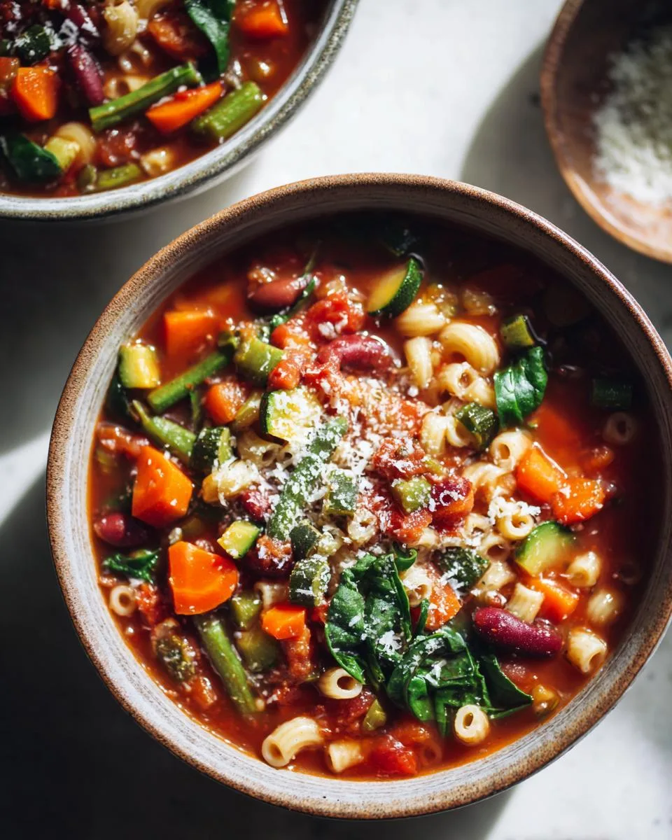 Slow Cooker Vegetarian Minestrone - detail 3