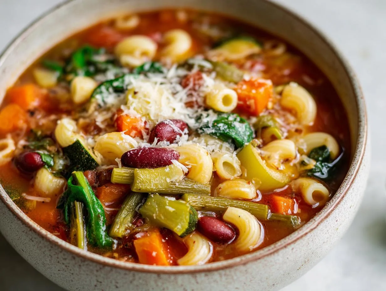 Grandma Jo’s Heartwarming Slow Cooker Vegetarian Minestrone