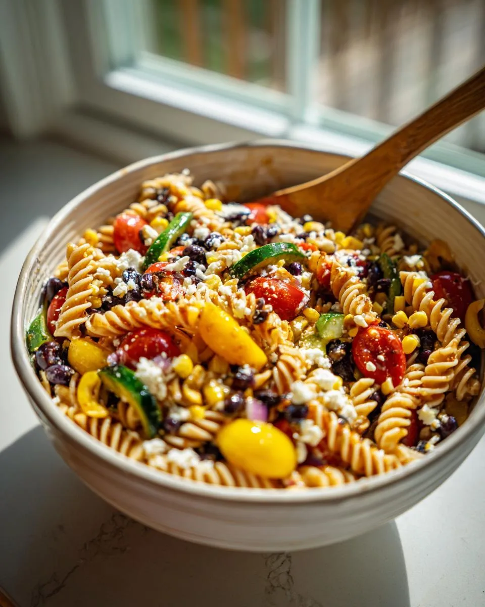 Southwest Corn Pasta Salad Recipe - detail 3
