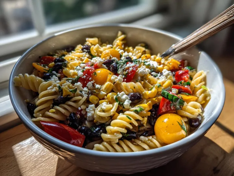 Southwest Corn Pasta Salad Recipe