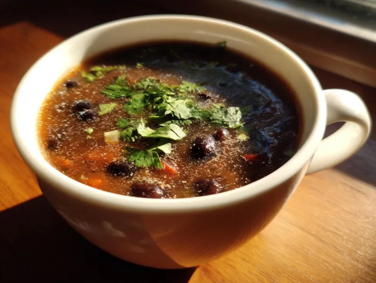 Spicy Black Bean Soup