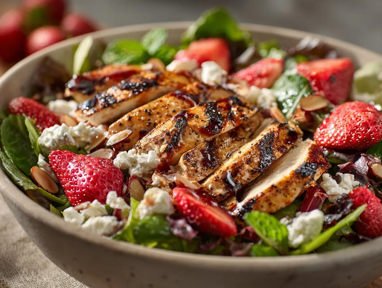 Strawberry Goat Cheese Chicken Salad: Flavorful Secrets