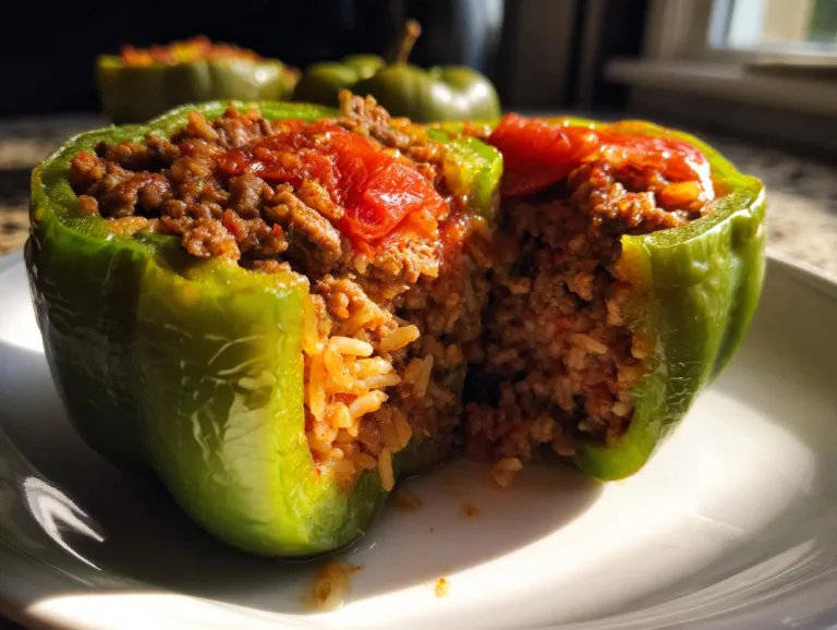 Stuffed Peppers Slow Cooker
