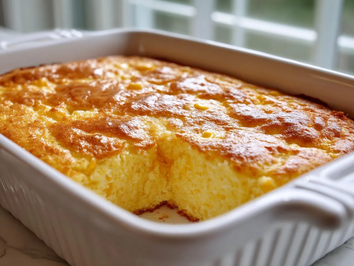 Grandma Jo’s Magical Sweet Corn Pudding Casserole