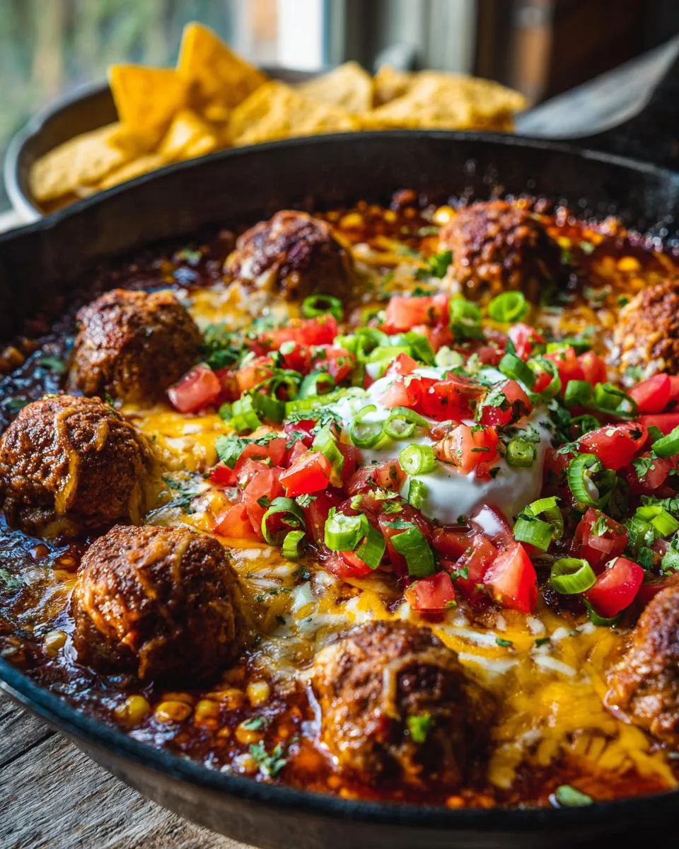 Taco Meatball Skillet - detail 3