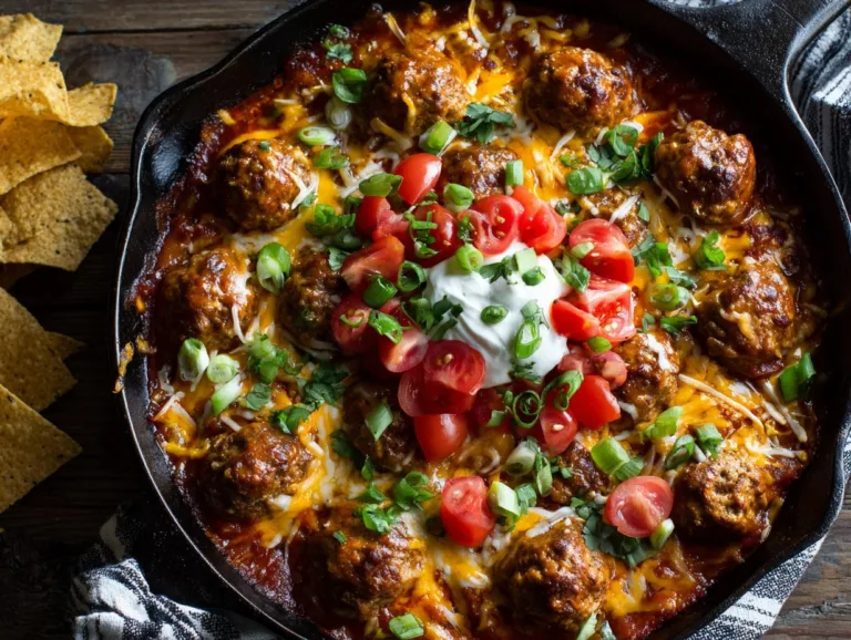 Taco Meatball Skillet