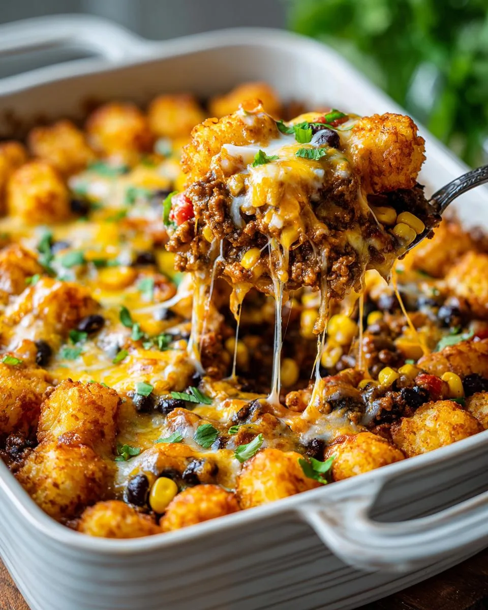 Tater Tot Taco Casserole - detail 3
