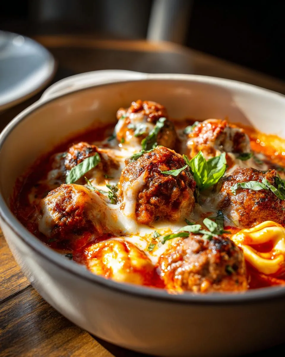 Tortellini Meatballs Slow Cooker - detail 3
