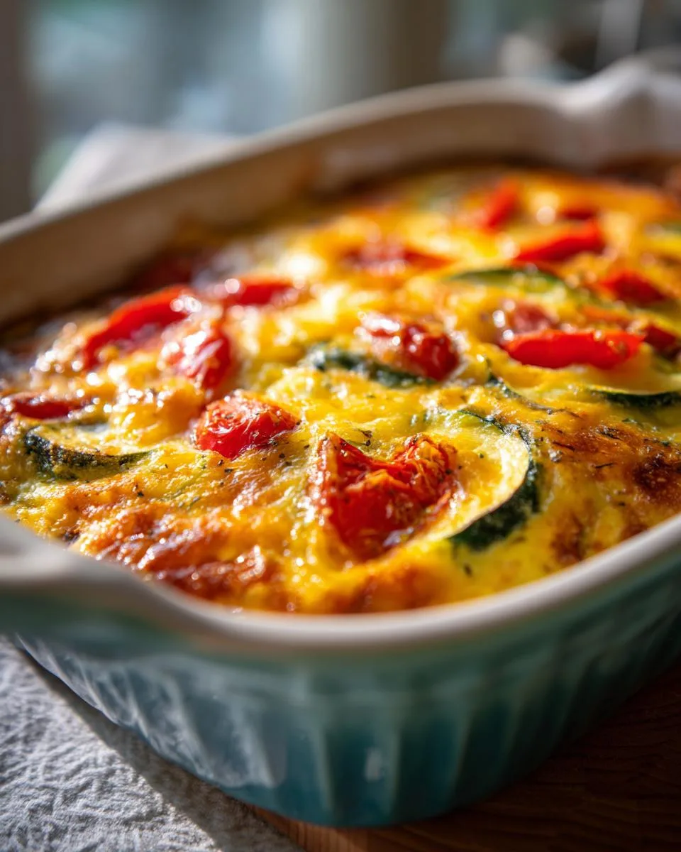 Zucchini Tomato Herb Casserole - detail 3