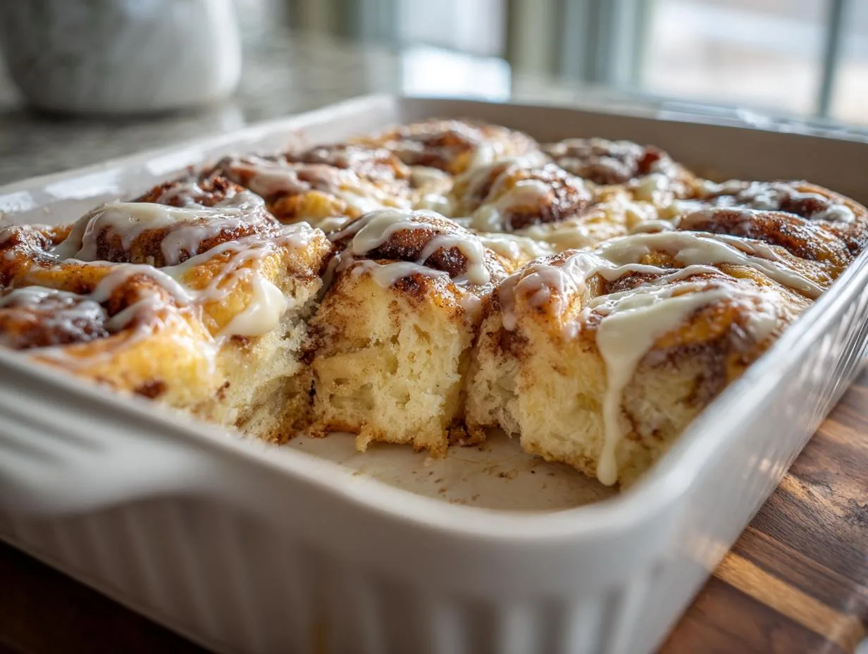 Irresistible Cinnamon Roll Breakfast Casserole in 45 Minutes