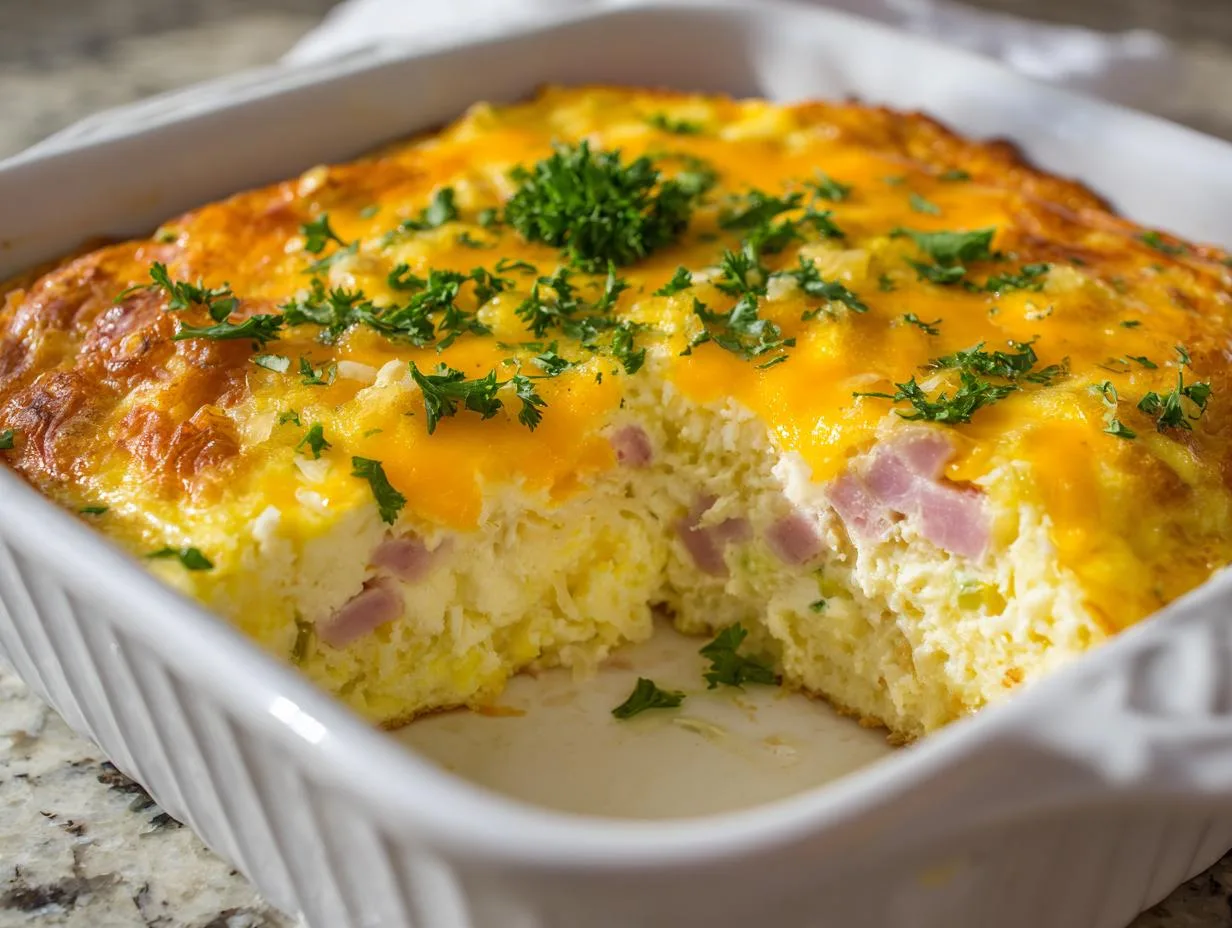 60-Year Secret Hashbrown Ham Breakfast Casserole Recipe