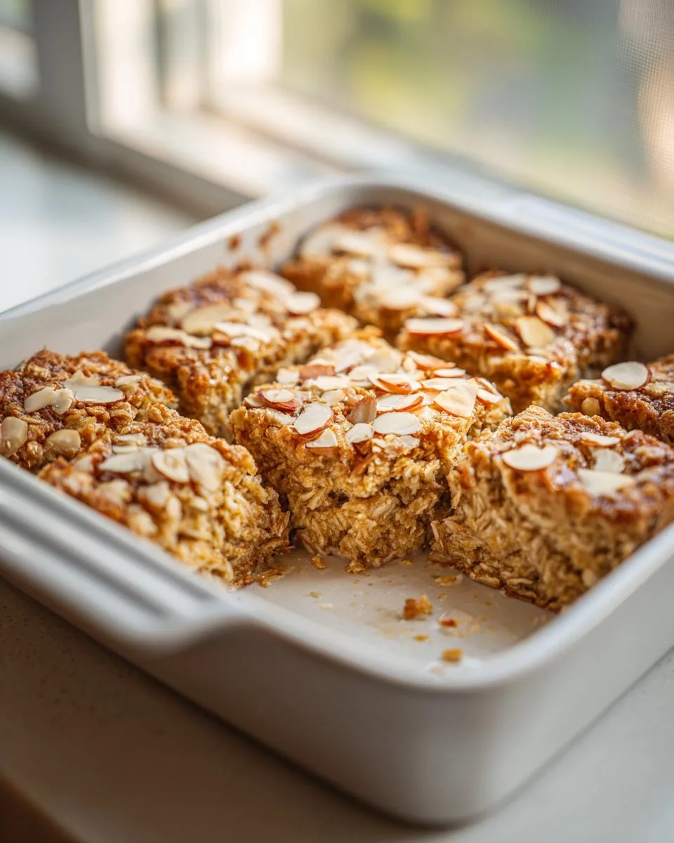 Almond Butter Oat Breakfast Squares - detail 1