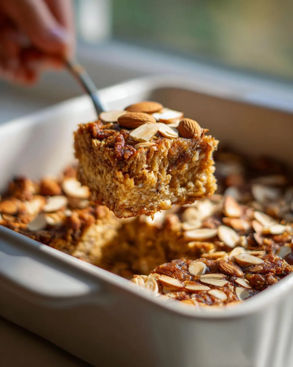 Almond Butter Oat Breakfast Squares - detail 2