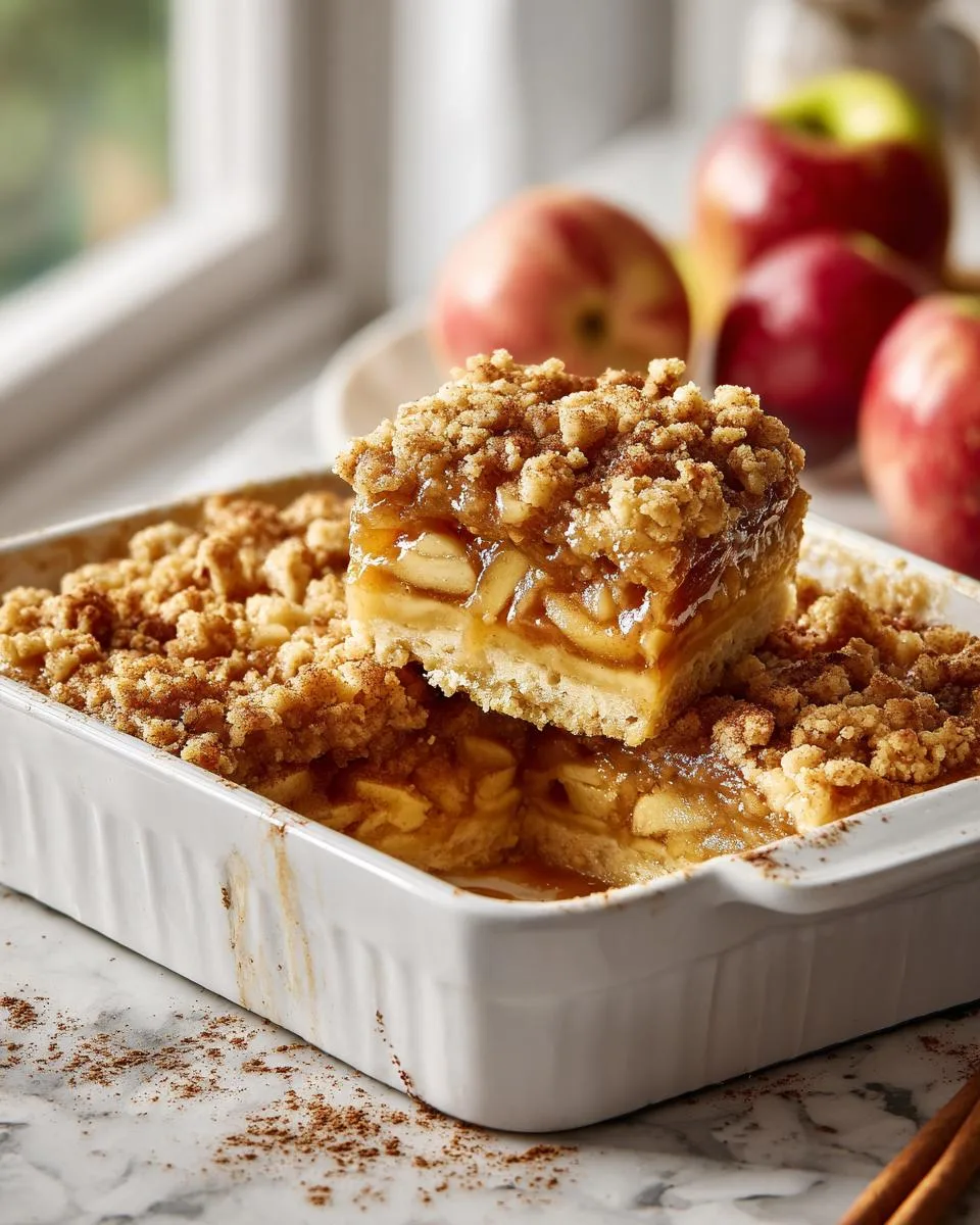 Apple Cinnamon Crumble Bars - detail 1