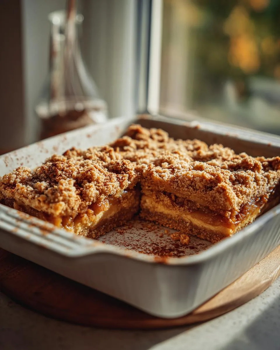 Apple Cinnamon Crumble Bars - detail 2