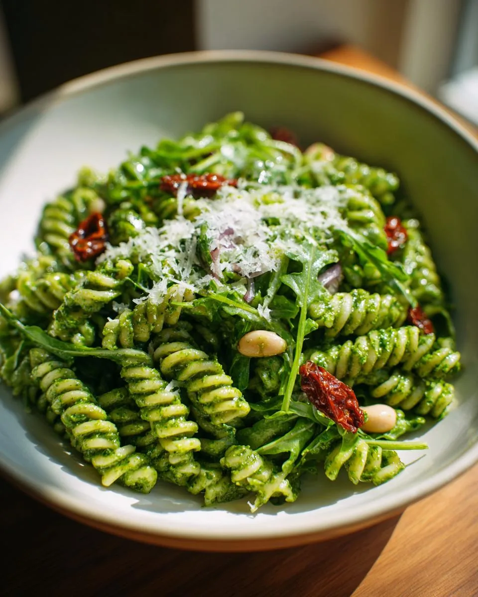 Arugula Lemon Pesto Pasta Salad - detail 3