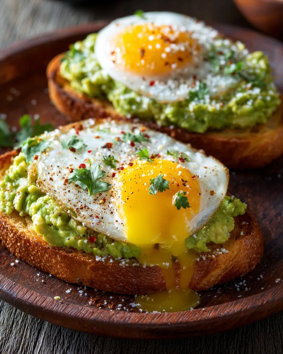 Avocado Egg Breakfast Toasts - detail 2