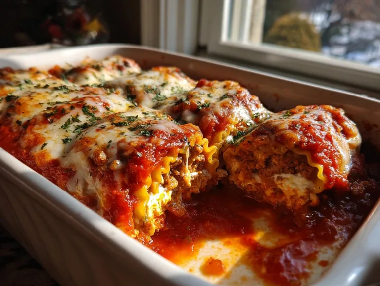 Beef Lasagna Roll-Ups