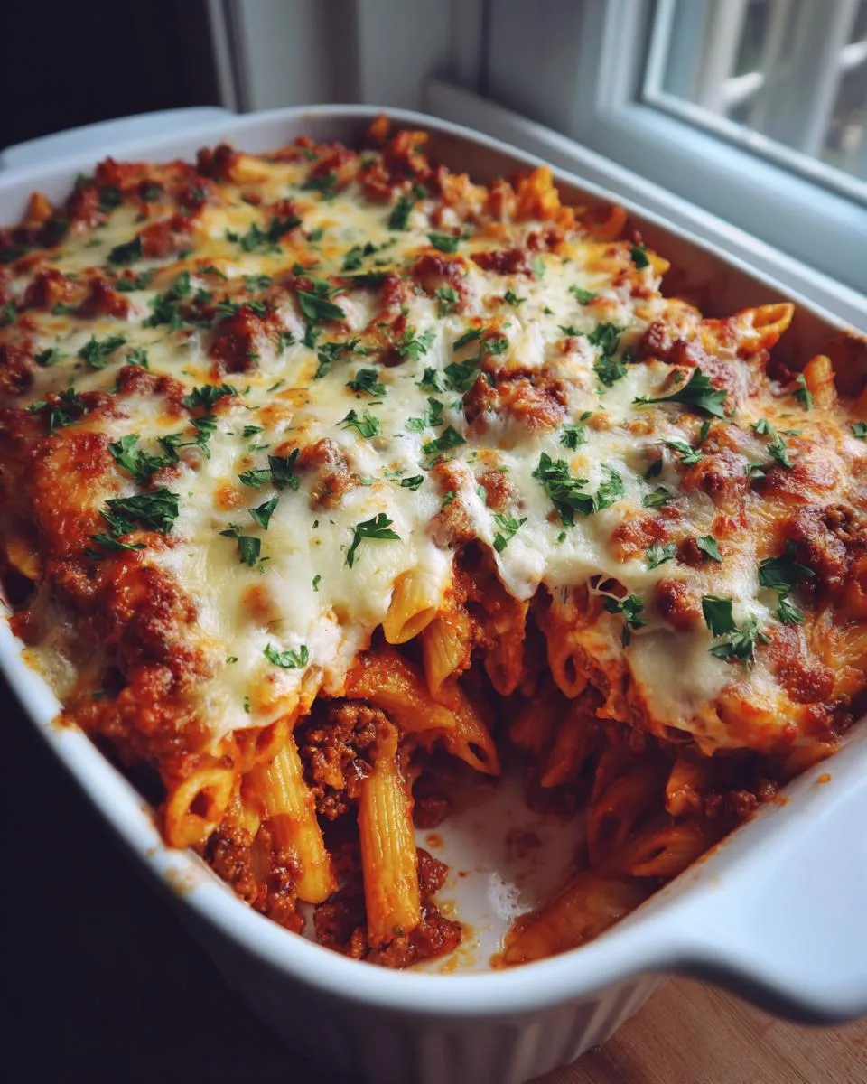 Beef Penne Pasta Bake - detail 2