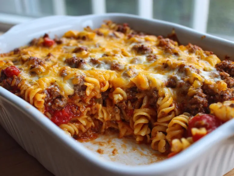 Beef Rotini Casserole