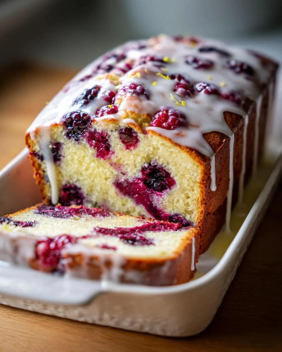 Black Raspberry Breakfast Loaf - detail 1