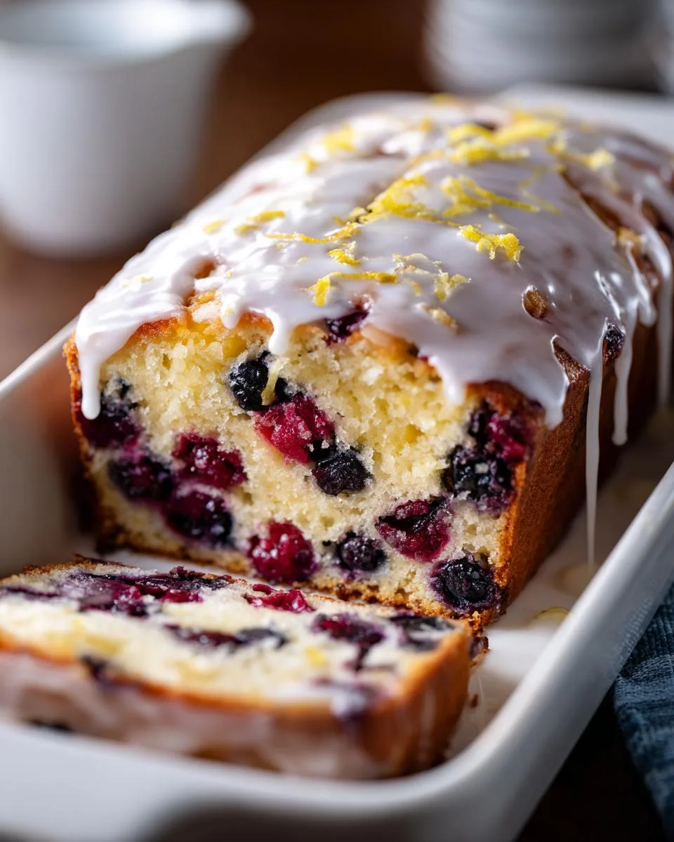 Black Raspberry Breakfast Loaf - detail 3