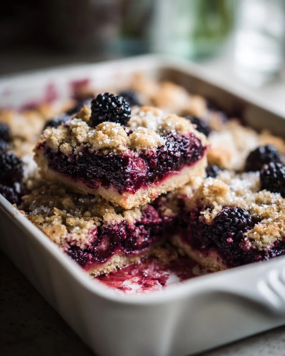 Black Raspberry Crumble Bars - detail 3