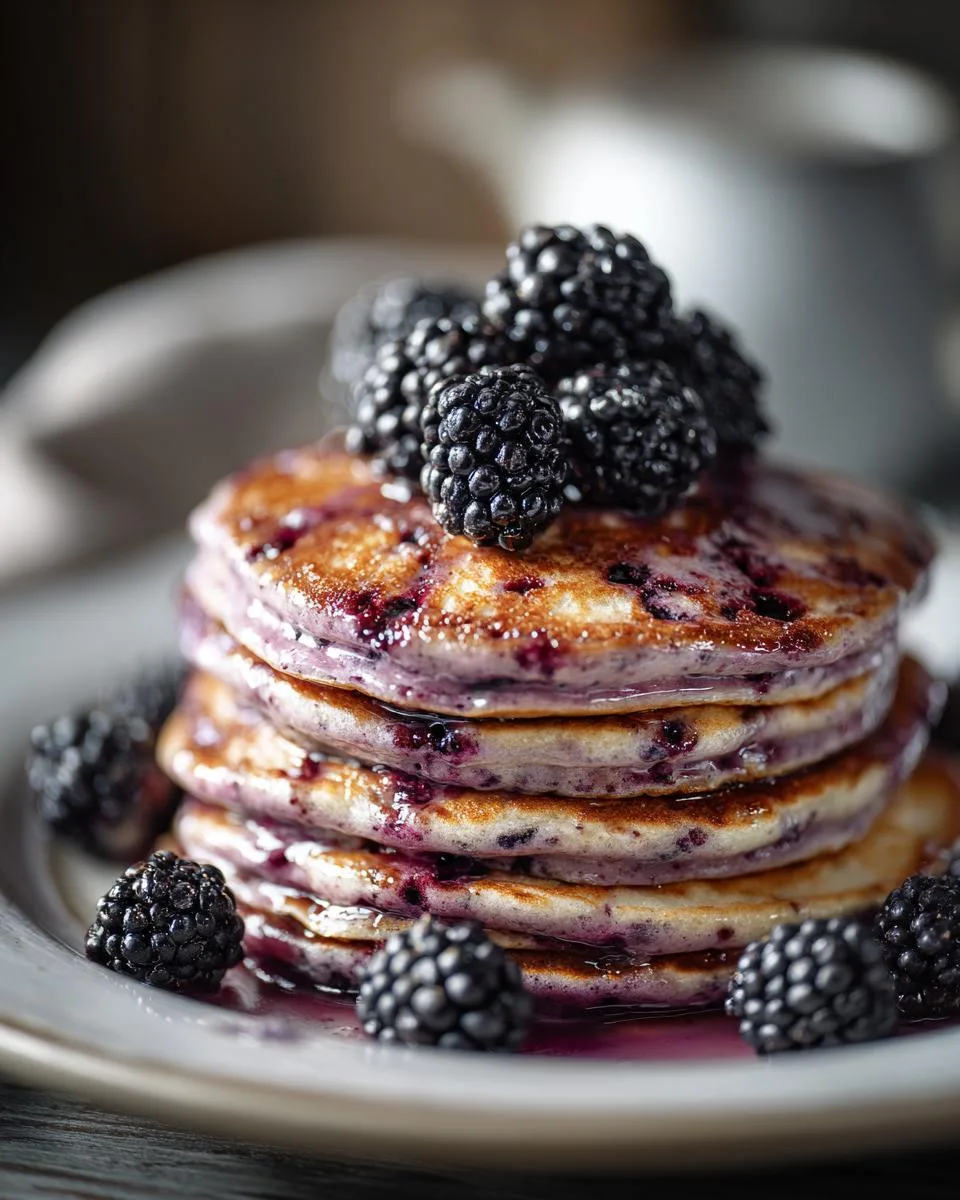 Black Raspberry Pancakes - detail 1