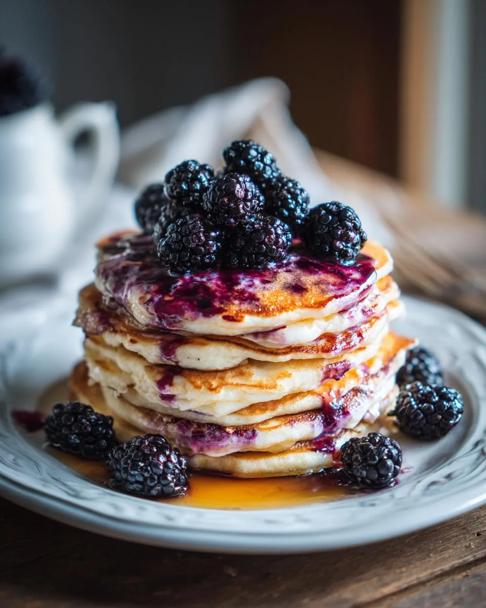 Black Raspberry Pancakes - detail 2