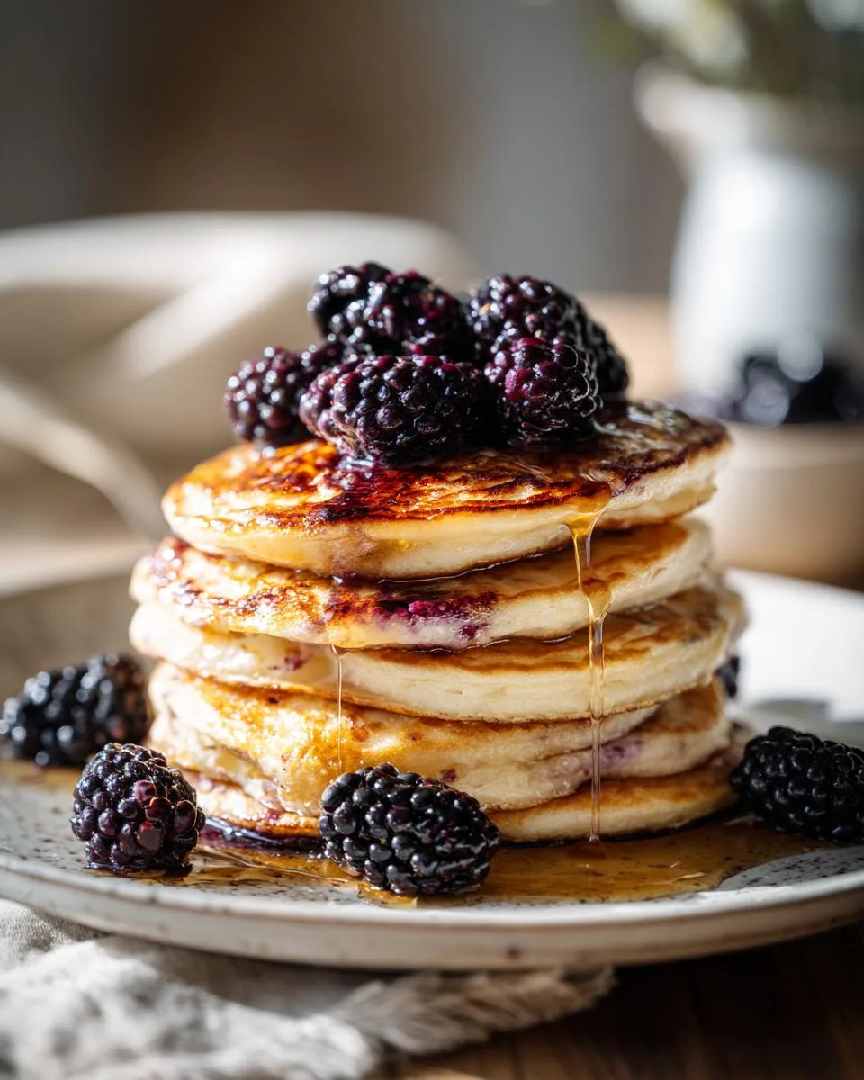 Black Raspberry Pancakes - detail 3