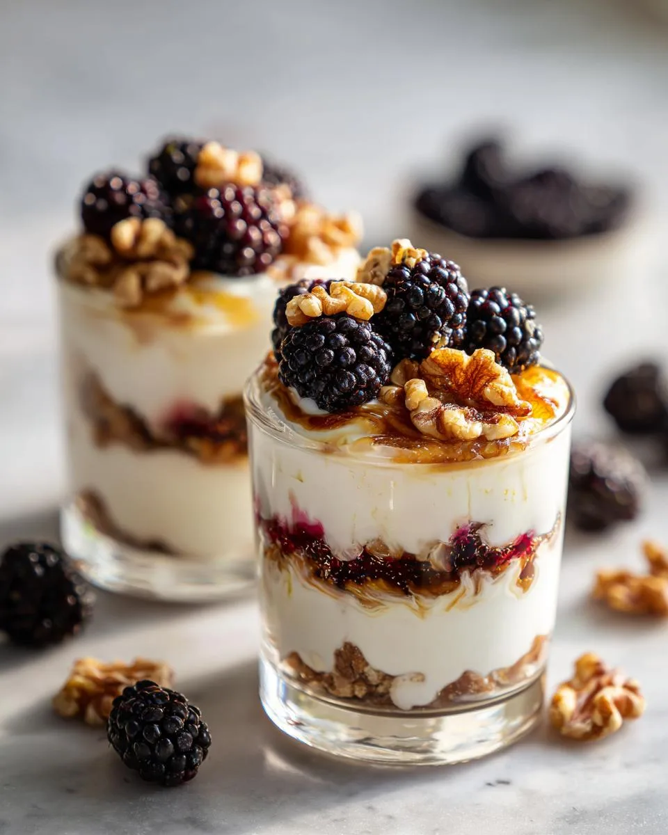 Black Raspberry Yogurt Parfait Cups - detail 3