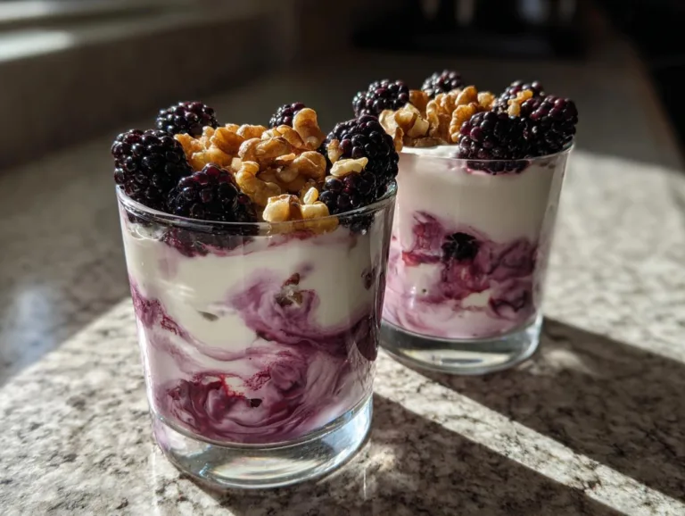 Black Raspberry Yogurt Parfait Cups
