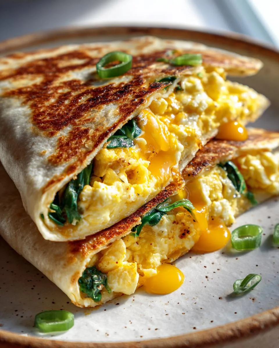 Breakfast Quesadilla Freezer Wraps - detail 3