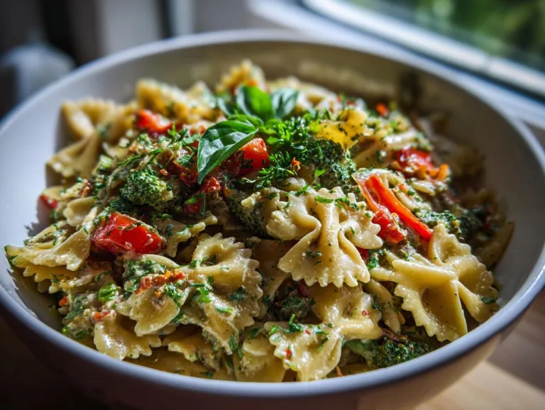 Broccoli Sun Dried Tomato Pasta