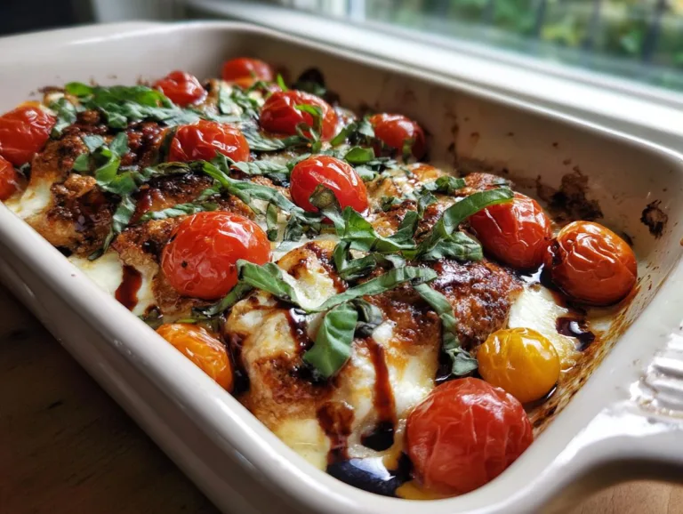 Caprese Chicken Bake