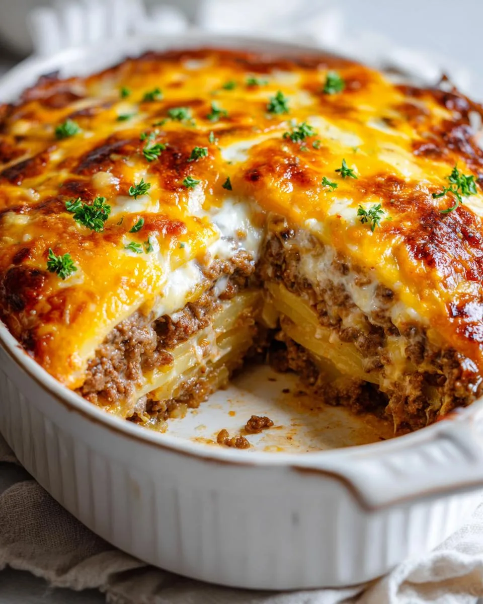Cheesy Beef Potato Bake - detail 1