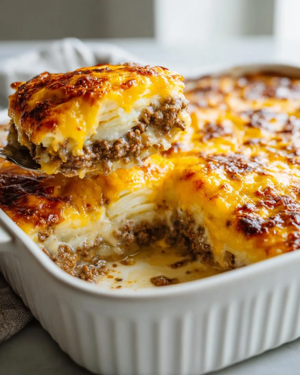 Cheesy Beef Potato Bake - detail 2