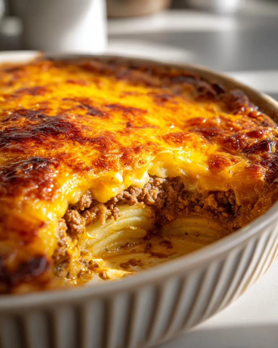 Cheesy Beef Potato Bake - detail 3