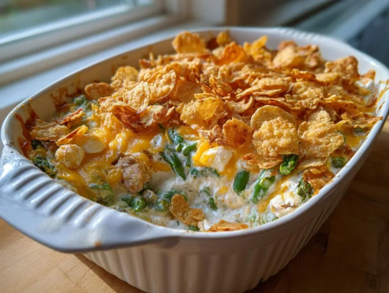 Cheesy Cracker-Topped Asparagus Casserole