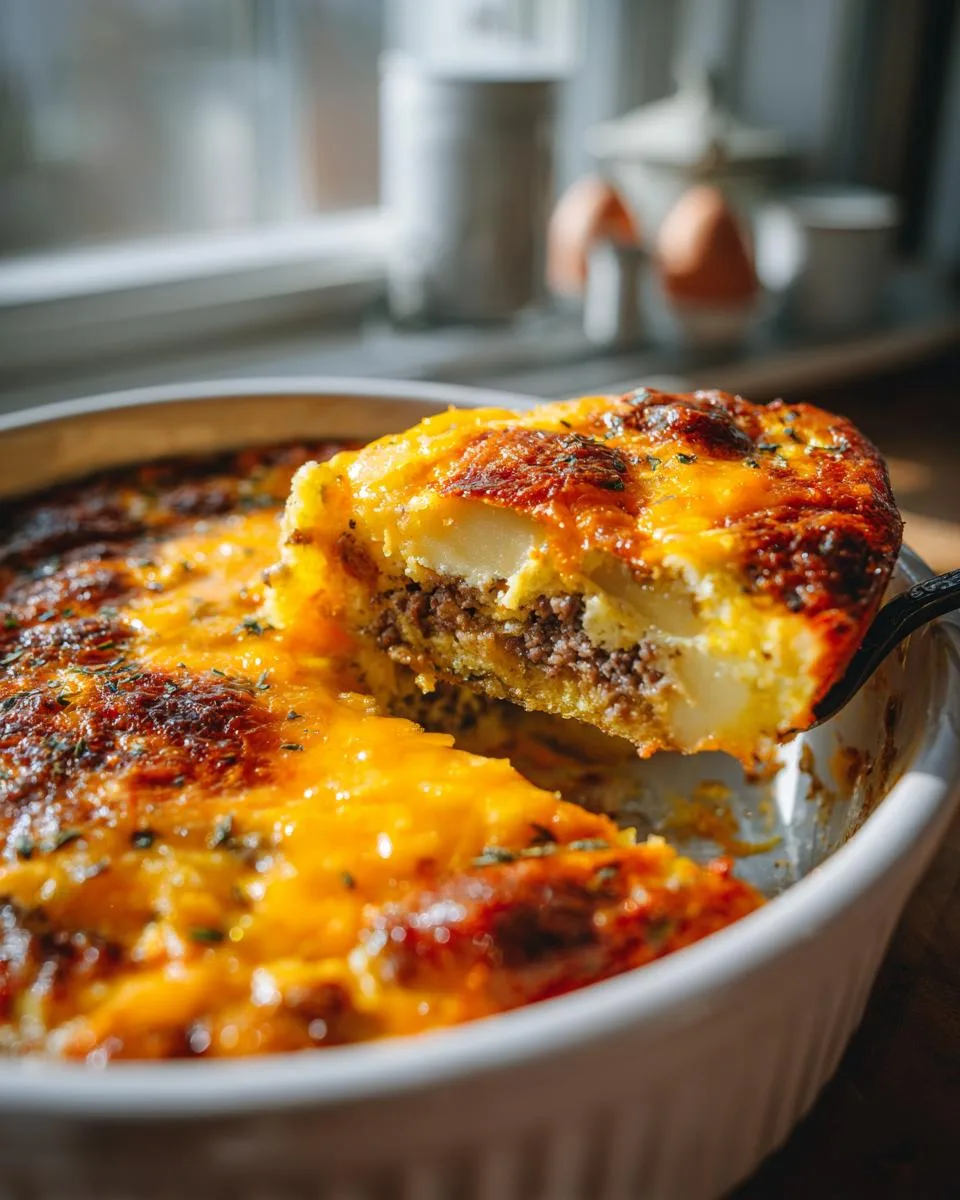 Cheesy Potato Egg Breakfast Bake - detail 1
