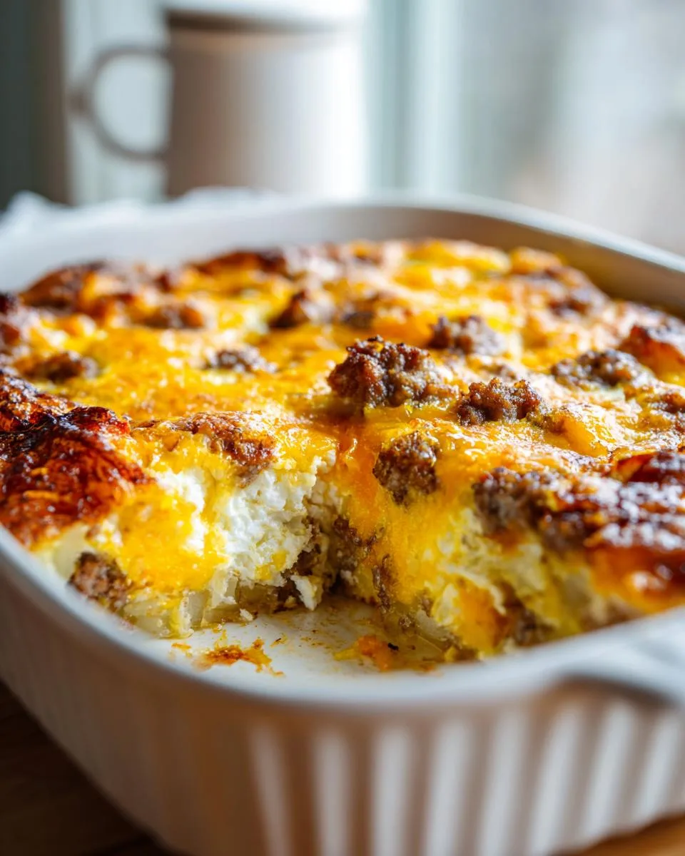 Cheesy Potato Egg Breakfast Bake - detail 3