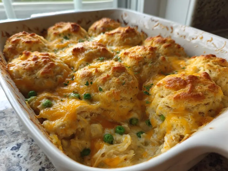 Chicken Biscuit Casserole