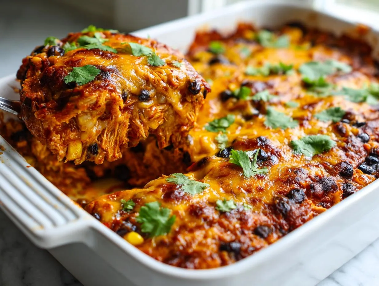 Grandma Jo’s 5-Star Chicken Burrito Casserole Will Wow You