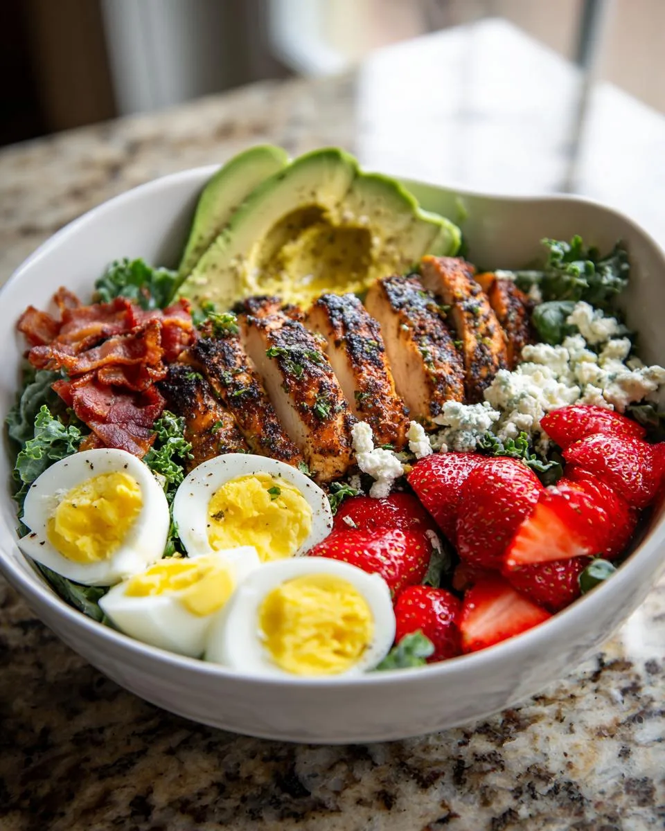Chicken Cobb Protein Salad Bowl - detail 1