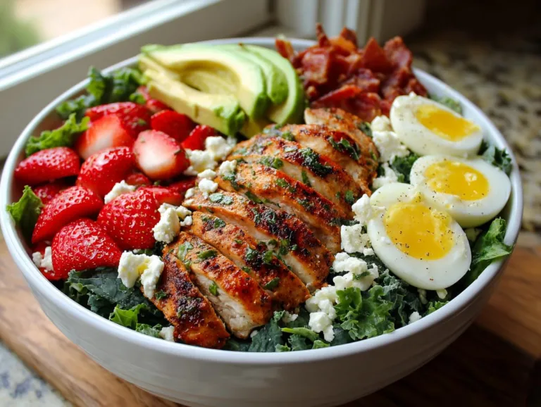 Chicken Cobb Protein Salad Bowl