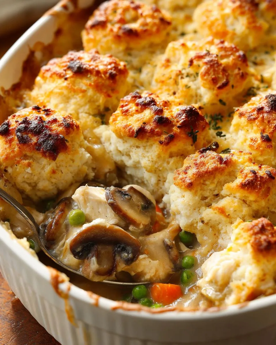 Chicken Cobbler Casserole - detail 1