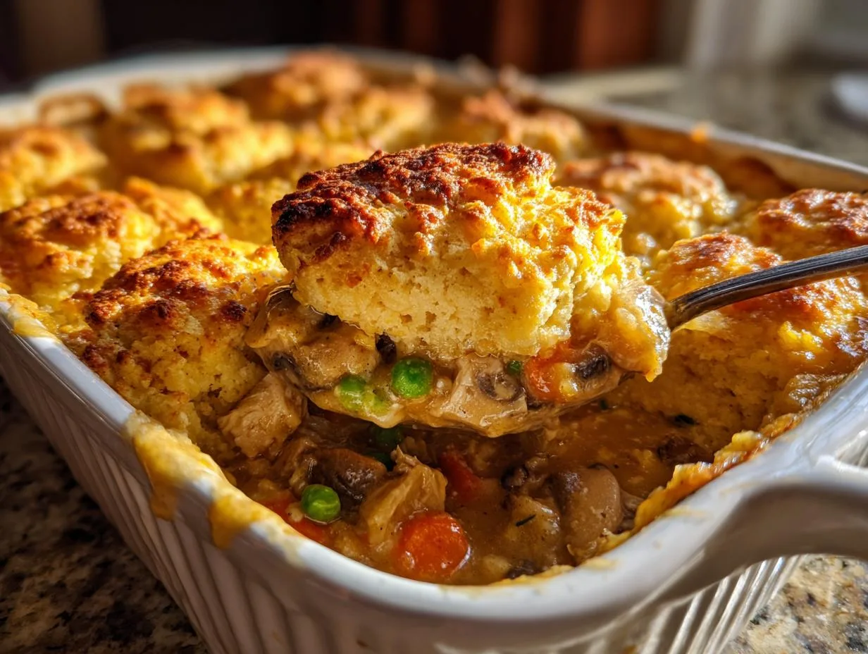 Chicken Cobbler Casserole: Grandma’s Comfort Food Magic