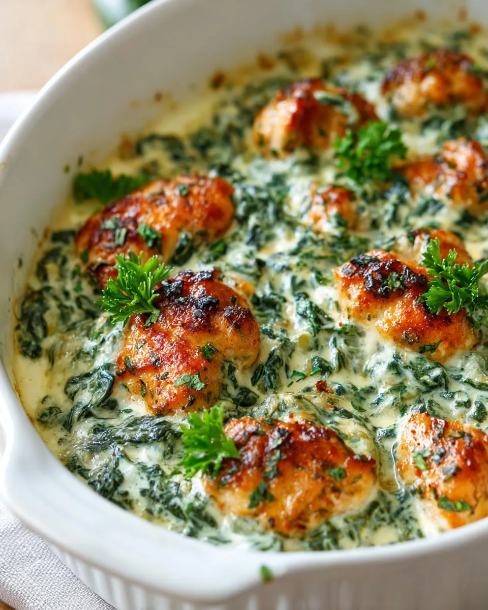 Chicken Florentine Casserole - detail 2