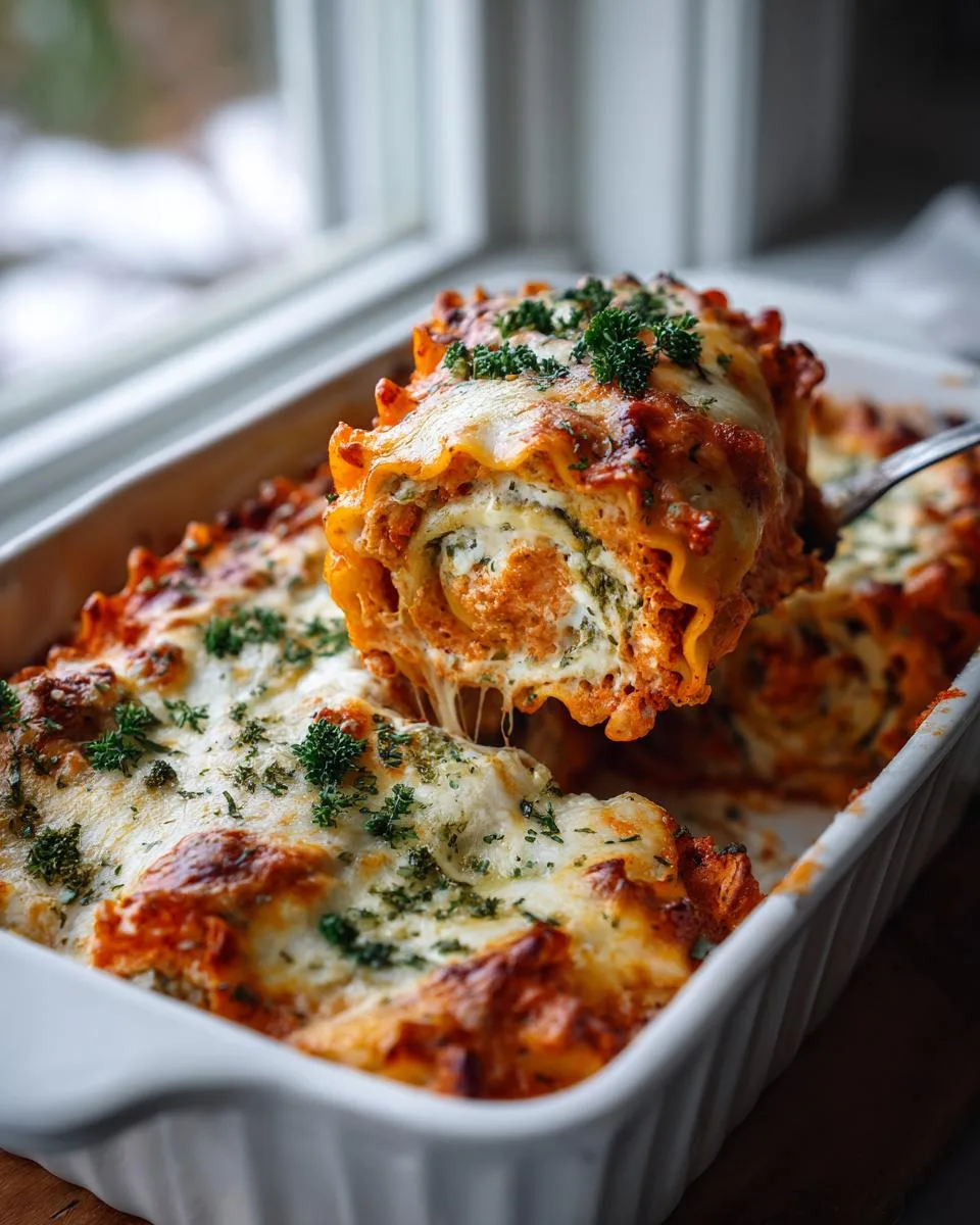Chicken Lasagna Roll Ups - detail 3
