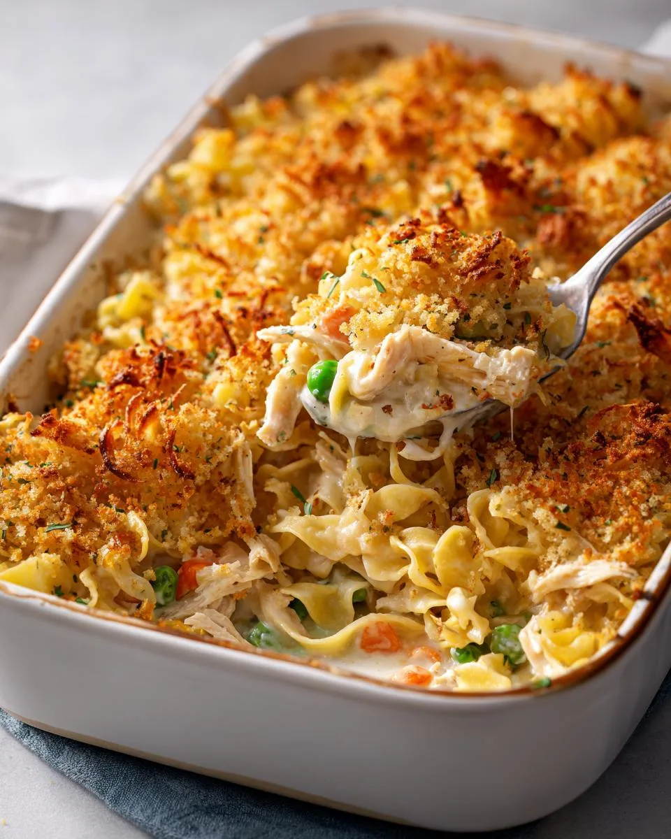 Chicken Noodle Casserole - detail 2